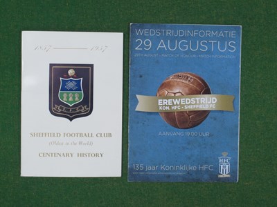 Lot 879 - Sheffield F.C Centenary History Booklet 1957,...