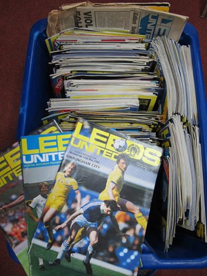 Lot 840 - Leeds United Programmes Home and Away, 1980's...