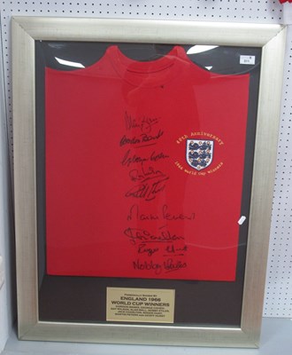 Lot 311 - 1966 World Cup England Player Autographs -...