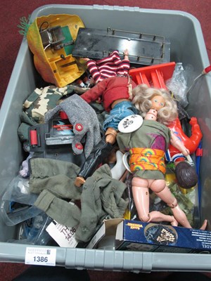 Lot 1386 - A Quantity of Action Figures, and similar items.