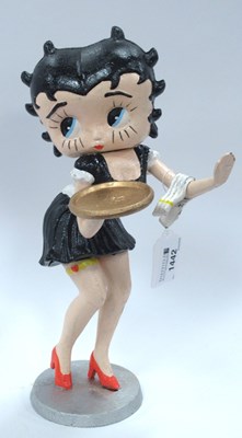 Lot 1442 - Cast Metal Painted Figure of Betty Boop, 30cm...