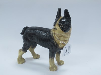 Lot 1449 - Cast Metal Painted Animal Figure of a French...