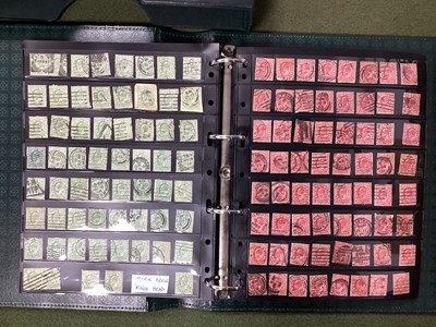 Lot 414 - Stamps, a lighthouse four ring binder, with a...