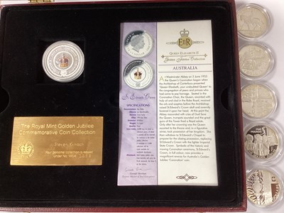 Lot 527 - Six Royal Mint Fine Silver Proof Coins, Queen...