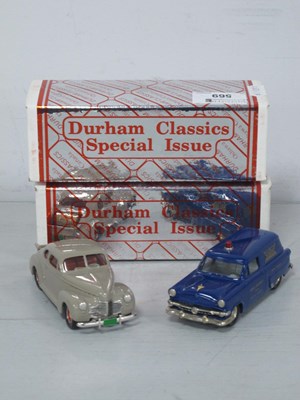 Lot 569 - Two 1:43rd Scale Durham Classics Hand Built...