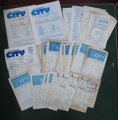 Lot 333 - Manchester City Reserves Programmes 1957-77....