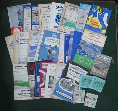 Lot 335 - 1958 F.A Cup Semi Programme at Maine Road plus...