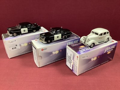 Lot 616 - Three Brooklin Models 1:43rd Scale White Metal...