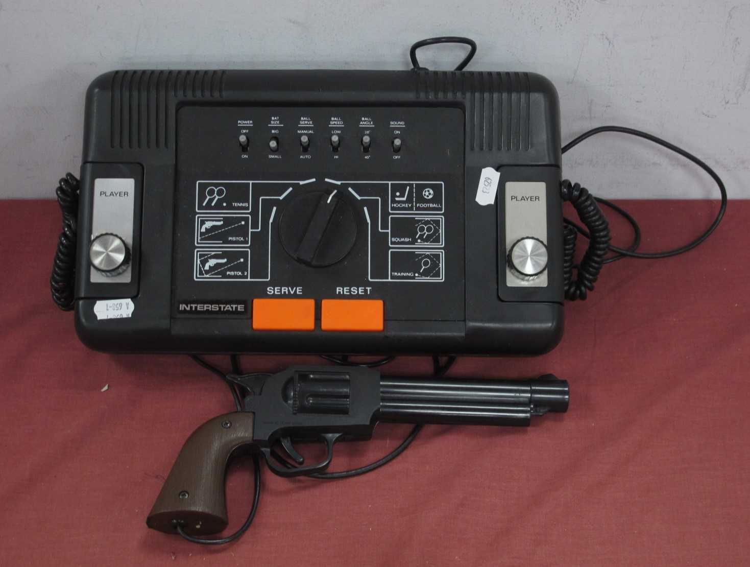 Lot 546 - Interstate 1160 TV Games Console and Pistol...