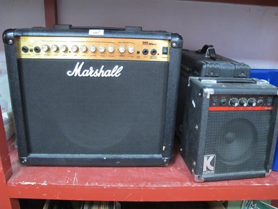 Lot 1067 - Guitar Amps - Marshall MG30 DFX, Kustom and...