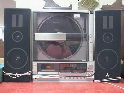 Lot 1063 - Mitsubishi X7 Music Centre, with SS-7G...