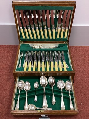 Lot 55 - J.U. James & Sons Part Canteen of Plated...