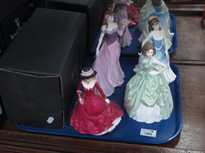 Lot 1293 - Royal Doulton Figurines, 'Kelly', Michelle'....