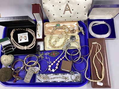 Lot 1 - A Collection of Costume Jewellery, to include...