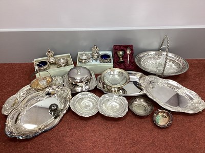 Lot 42 - Assorted Plated Ware, including decorative...
