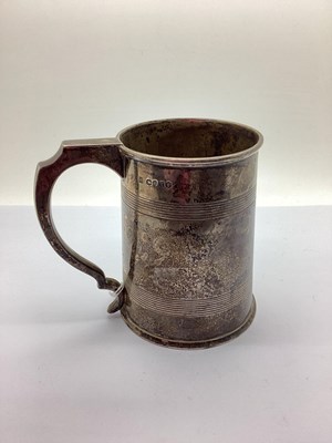 Lot 152 - A Victorian Hallmarked Silver Mug, HW, London...