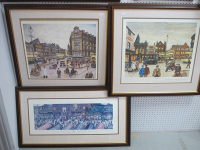 Lot 1508 - Three Terry Gorman Prints, Fitzalen Square,...