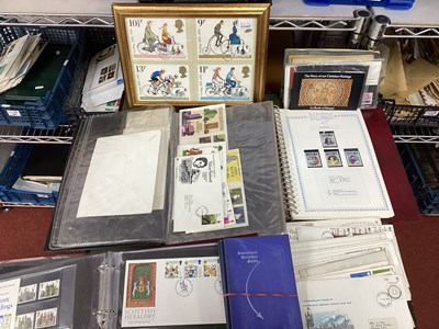 Lot 1106 - Over 280 Mainly Decimal GB FDCs, housed in two...