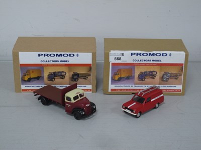 Lot 568 - Two PROMOD Collectors White Metal Models. #341...