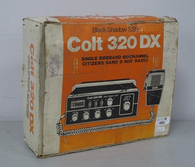 Lot 555 - A Colt 320 DX Black Shadow SSB CB Radio...