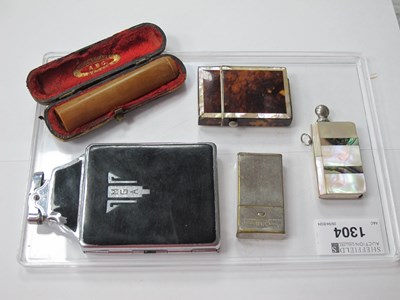 Lot 1304 - Ronson Chrome Plate Art Deco Cigarette...