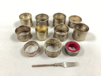 Lot 108 - A Collection of Hallmarked Silver and Other...