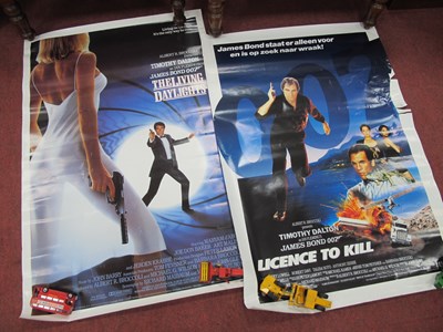 Lot 1597 - James Bond Posters, 'The Living Daylights' and...