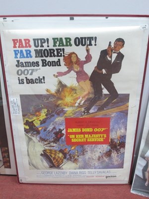 Lot 1474 - James Bond Poster 'On Her Majesty's Secret...