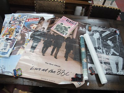 Lot 1008 - The Beatles - Four various posters, Anthology...