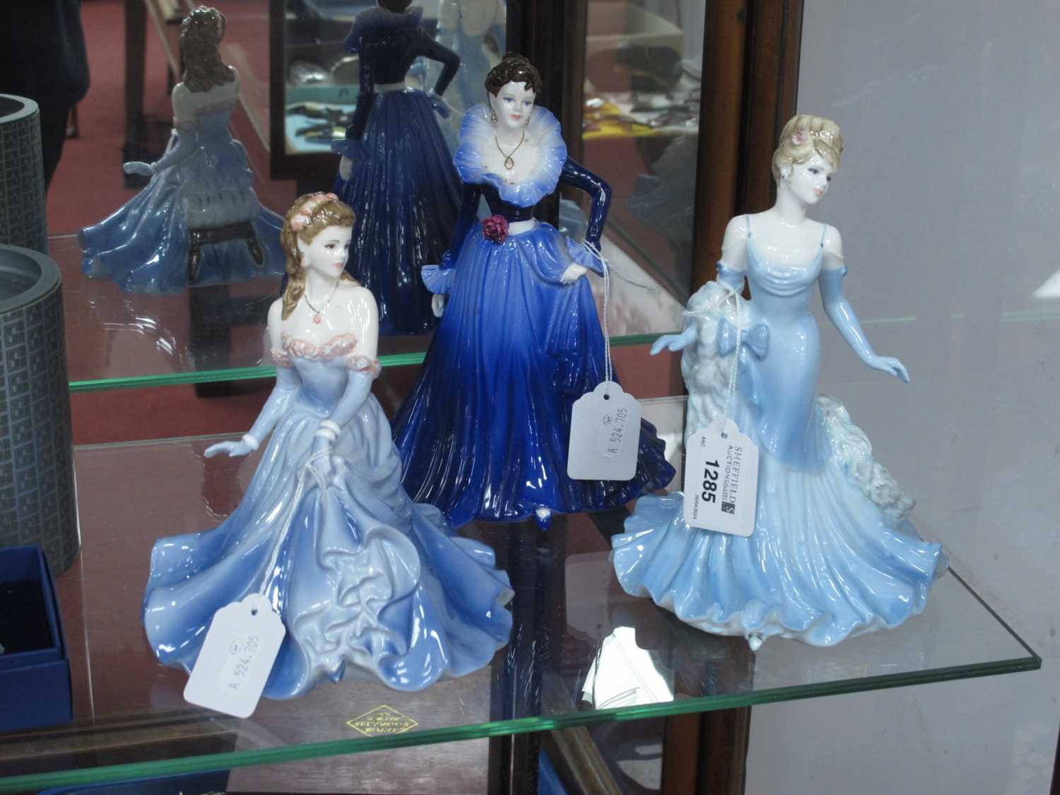 Lot 1285 - Coalport Ladies of Fashion Figurines - 'Debbie'...