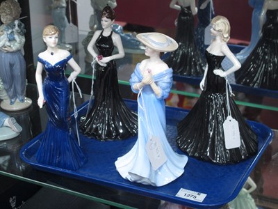 Lot 1275 - Coalport Ladies of Fashion Figurines -...