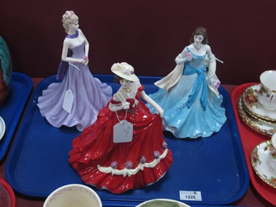 Lot 1225 - Coalport Classical Elegance Figurines -...