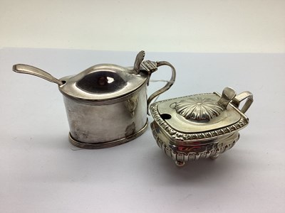 Lot 122 - A Hallmarked Silver Lidded Mustard, with...