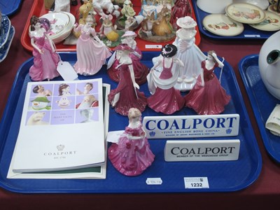 Lot 1232 - Coalport Debutante Figurines (x 8), the...