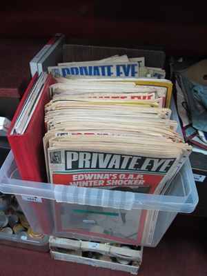 Lot 1021 - Private Eye Magazines 1982 and Later,...