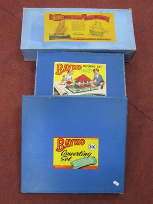 Lot 1383 - Bayko Building Set, and converting set 3X,...