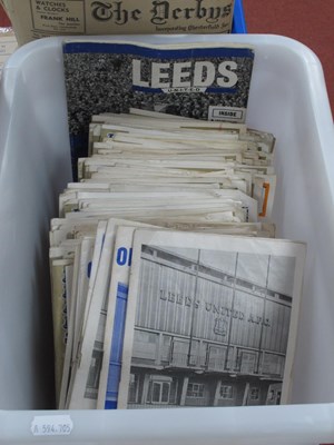 Lot 904 - Leeds United Home Programmes 1960s, including...