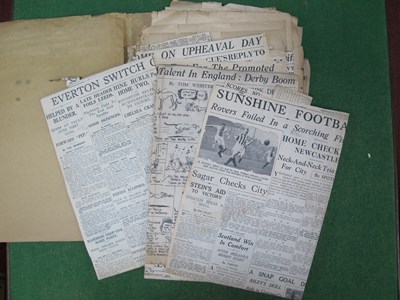 Lot 431 - Newspaper Cuttings from The 1930's, much...