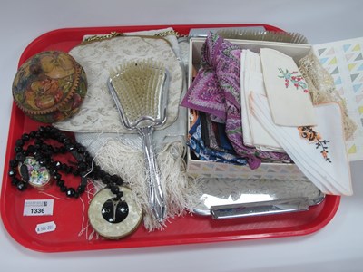 Lot 1336 - Ladies Dressing Table Set, ladies silk...