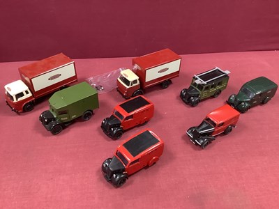 Lot 584 - Eight White Metal, Diecast and Kit Built Model...