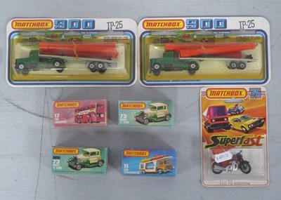 Lot 532 - Seven Matchbox Diecast Model Vehicles...