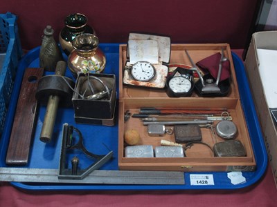 Lot 1428 - Dr Rumney's Tins, pencils, pocket watches,...