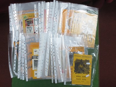 Lot 884 - Hull City Home Programmes, one per season...