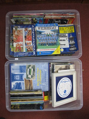 Lot 489 - Sheffield Wednesday Home and Away Programmes...