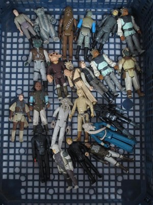 Lot 452 - Twenty Two Original Star Wars Trilogy Plastic...