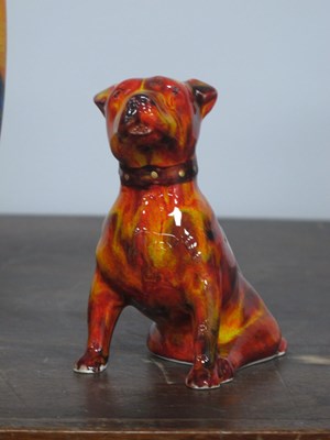 Lot 1292 - Anita Harris Model of a Staffordshire Bull...