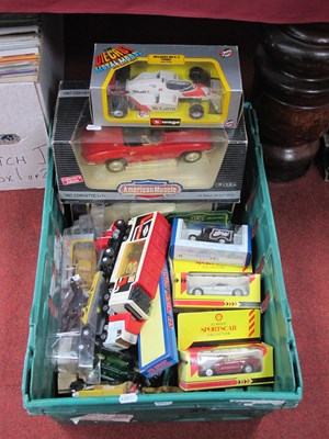 Lot 507 - A quantity of diecast model vehicles by Burago,...