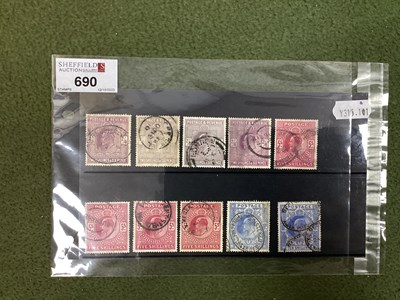 Lot 690 - Samps, a selection of 8 King Edward VII high...