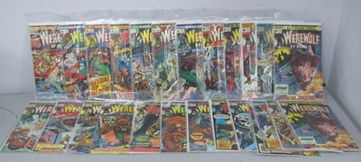 Lot 518 - Twenty-Five Werewolf by Night Comics by Marvel...