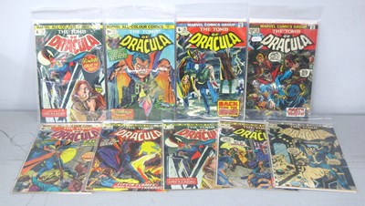 Lot 487 - Nine 'The Tomb of Dracula' Comics by Marvel;...